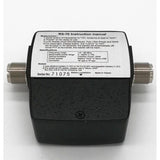 Achterzijde van de KPO RS-70MAX meter voor SWR, vermogen en PEP op AM en SSB