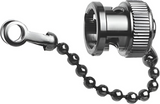 SSB 8748 afdichtingsdop met ketting waarmee je een BNC-Female connector beschermd tegen vuil en stof