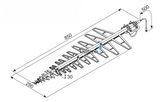 Afmetingen van de Sirio SLP-4G-LTE antenne