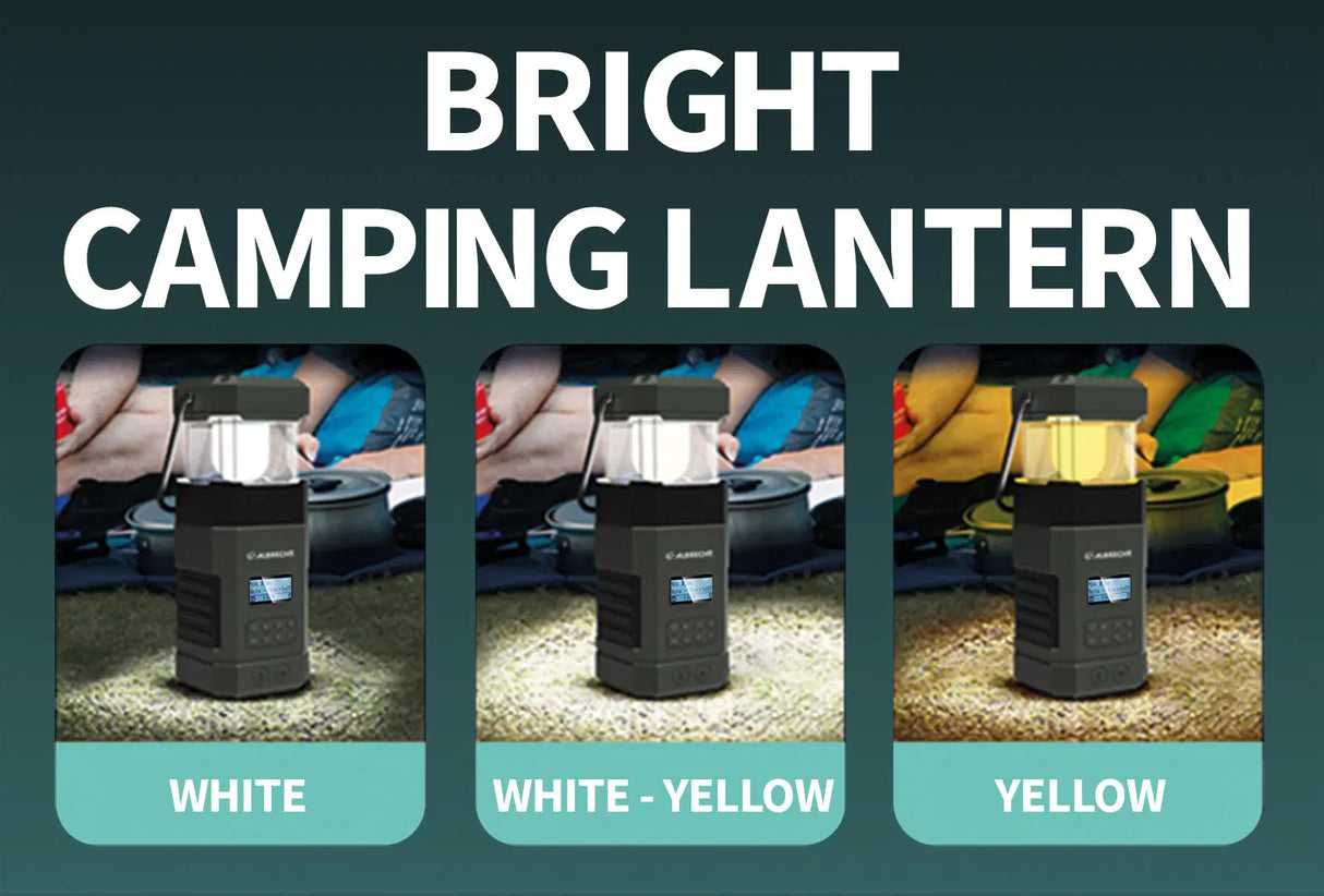 Albrecht DR114 DAB+ noodradio met lantaarn die instelbaar is in drie lichtsterktes