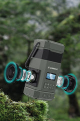 Albrecht DR114 DAB+ noodradio met speakers aan beide zijden