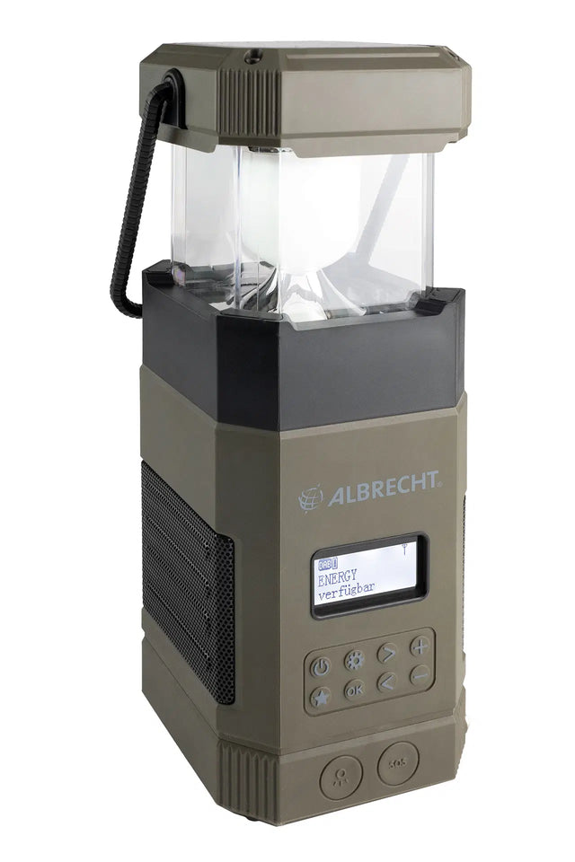 Albrecht DR114 DAB+ noodradio met lamp, zaklamp, sos en nog veel meer functies