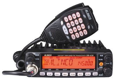 Alinco DR-638HE transceiver met multifunctionele microfoon