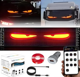 RGB LED Devil Eyes voor in de vrachtwagen of personenauto bestuurbaar via de App en meegeleverde afstandsbediening 