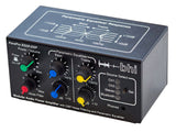 Schuin voorzijde van de BHI EQ20-DSP noise cancelling 
