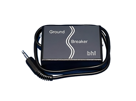 Last vasn een bromgeluid of vervormde audio tijdens het zenden? Koop een BHI groundbreaker audio isolator unit