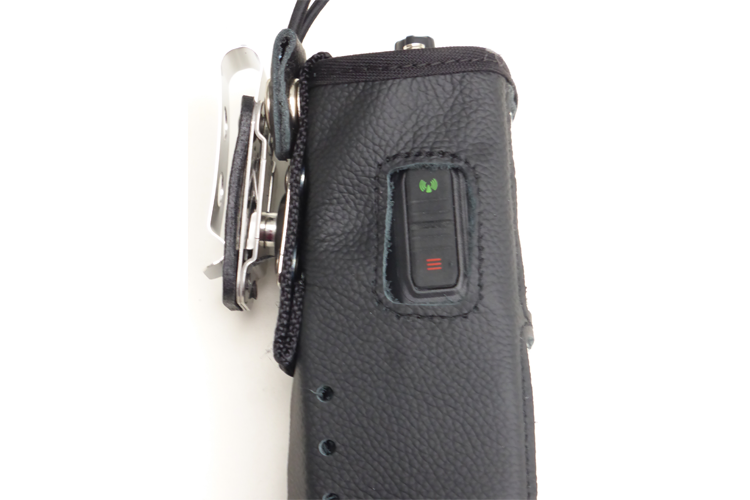 Soft case van echt leder voor de Uniden SDS100E portable scanner