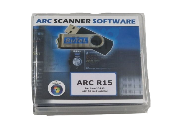 Butel ARC-R15 software voor de Icom IC-R15 receiver