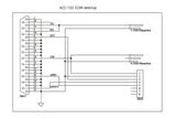Schema CGA ACC-102 8-pins Icom kabelset voor SB-2000MK2 interface