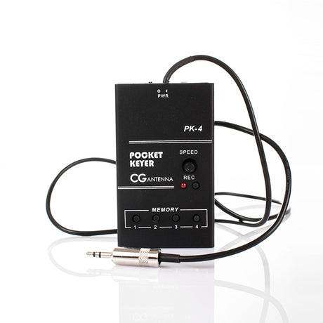 CG Antenna PK-4 is een verrassend krachtige en ultracompacte memory keyer die naadloos werkt met vrijwel elke radiozender.