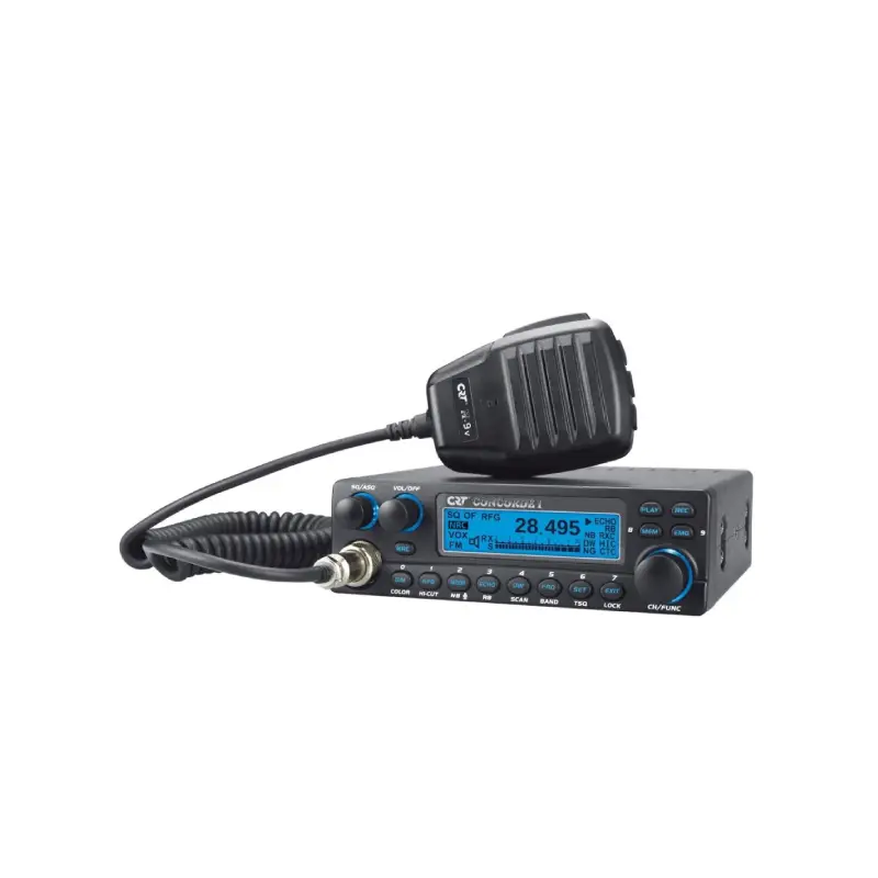 CRT Concorde I 10-meter HAM radio met 60W AM en 50W FM