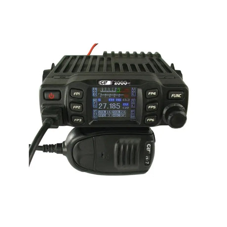 CRT 2000HP 27MC CB transceiver AM/FM met groot display en gebruiksvriendelijke bedieningsknoppen