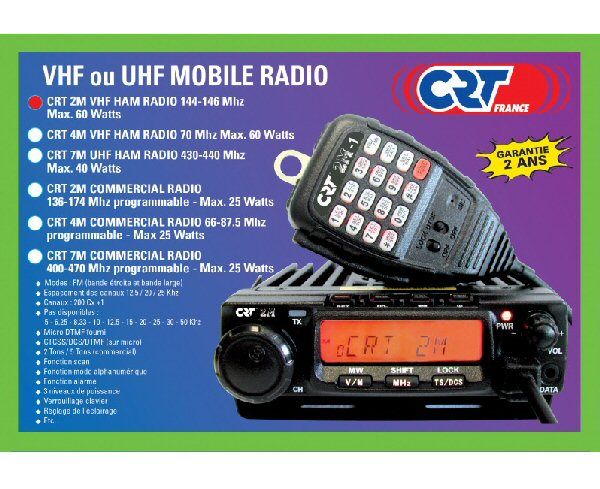 CRT 2M VHF transceiver in originele verpakking