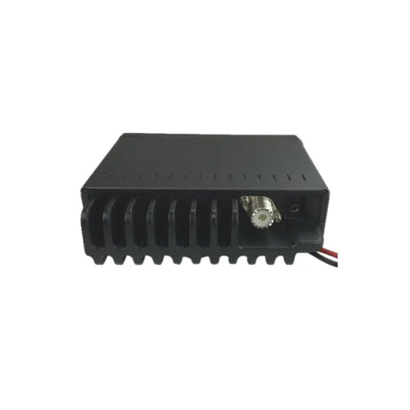 Achterkant CRT Concorde I 10M HAM radio met een piekvermogen van 60W AM en 50W FM