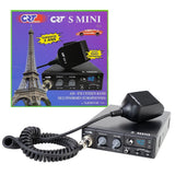 Originele verpakking en de CRT S-Mini dual voltage 27MHz CB transceiver voor mobiel gebruik