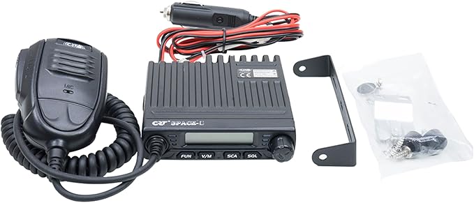 CRT Space Mobiele UHF transceiver 12V met meegeleverde accessoires