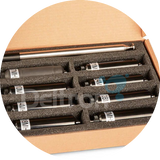 Close-up Moonraker MRW-HF100 scanner antenneset met verwisselbare spoelen (coils)