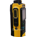 Close-up zijkant van een Vero VGC VR-N76 portofoon in de kleur geel met zwart