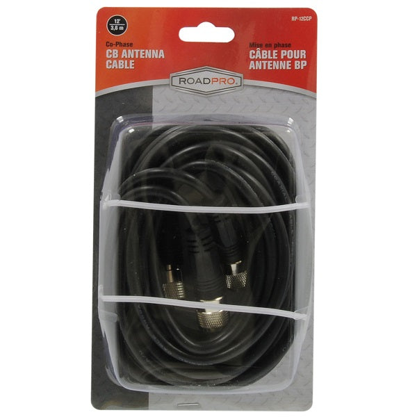 RG59 Co-phase harness coaxkabel 360cm met UHF-Male (PL) connectoren 