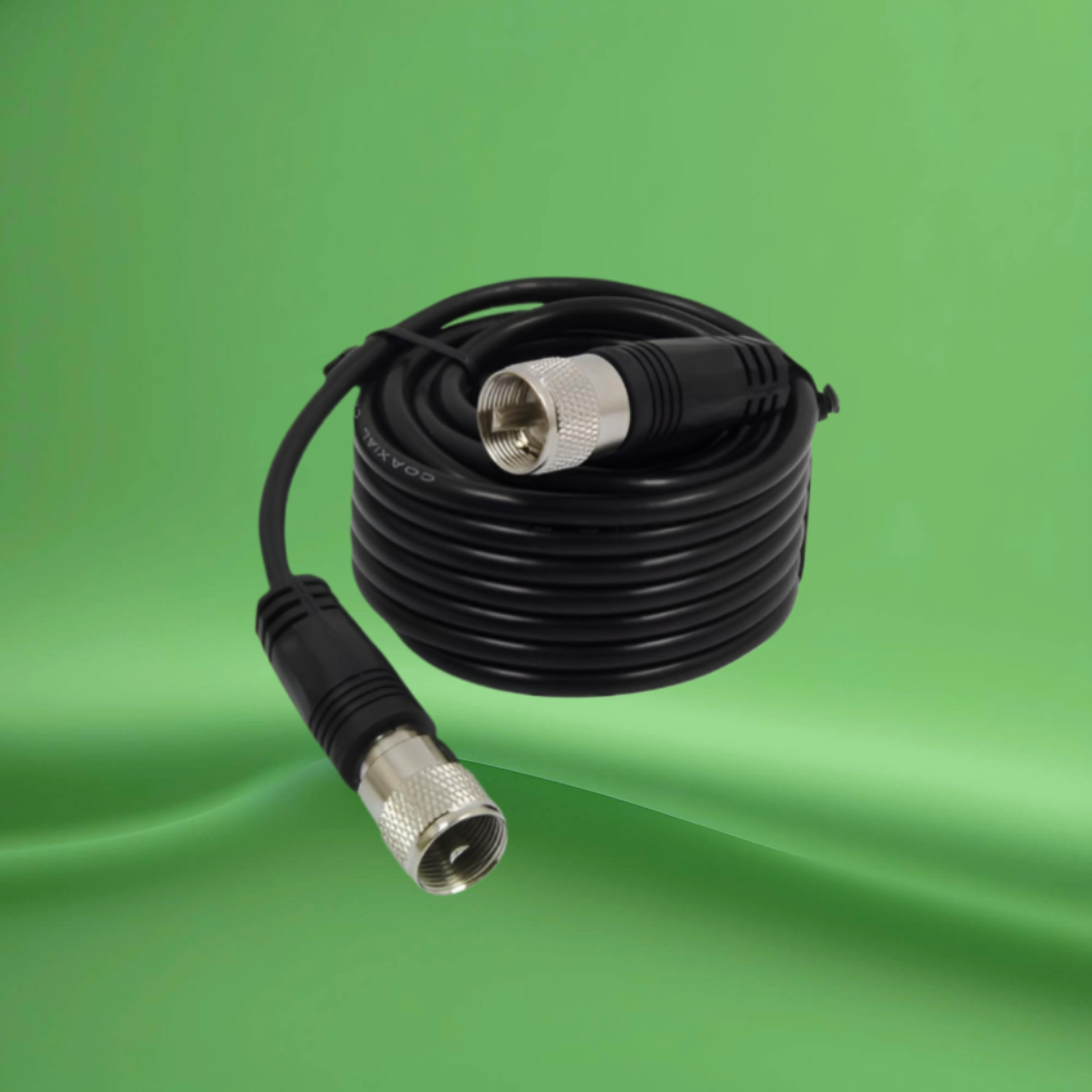 Coaxkabels met  gemonteerde connectoren zodat je het zelf niet hoeft te doen