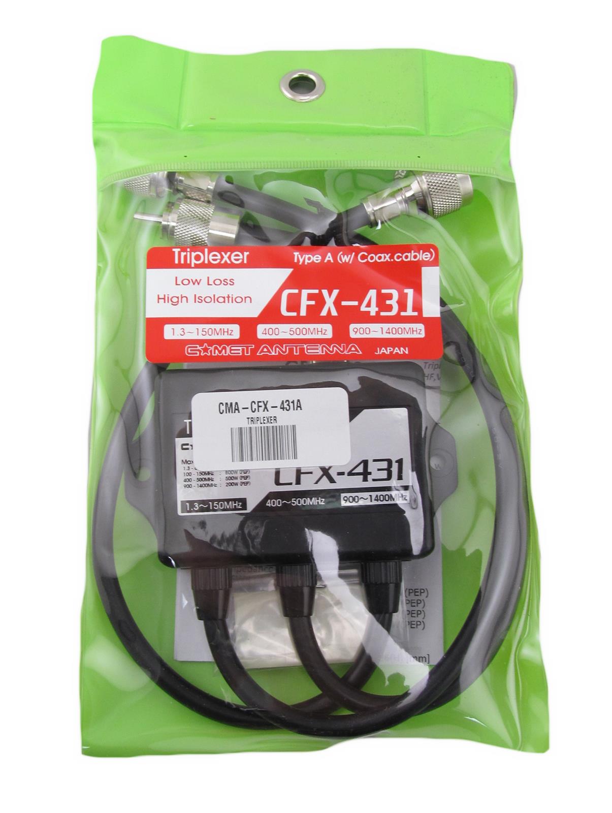 COMET CFX-431 トリプレクサー COMET CFX-431A TRIPLEXER 144 ⁄ COMET CFX-431 144／430／1200MHz