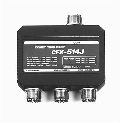 Comet CFX-514J Triplexer | HF, VHF & UHF splitter with 55dB