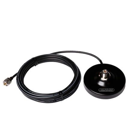 Comet MG-5M magnetische antennevoet met 5 meter coaxkabel en een UHF-Mae (PL-259) connector