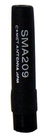 Comet SMA-209 2M en 70cm korte portofoon antenne met SMA-Male aansluiting