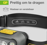 GP CH54 hoofdlamp met comfortabele verstelbare en wasbare hoofdband