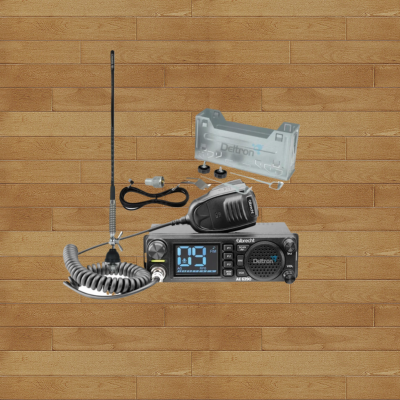 Complete 27MC setjes met antenne, inbouwframe en externe luidspreker