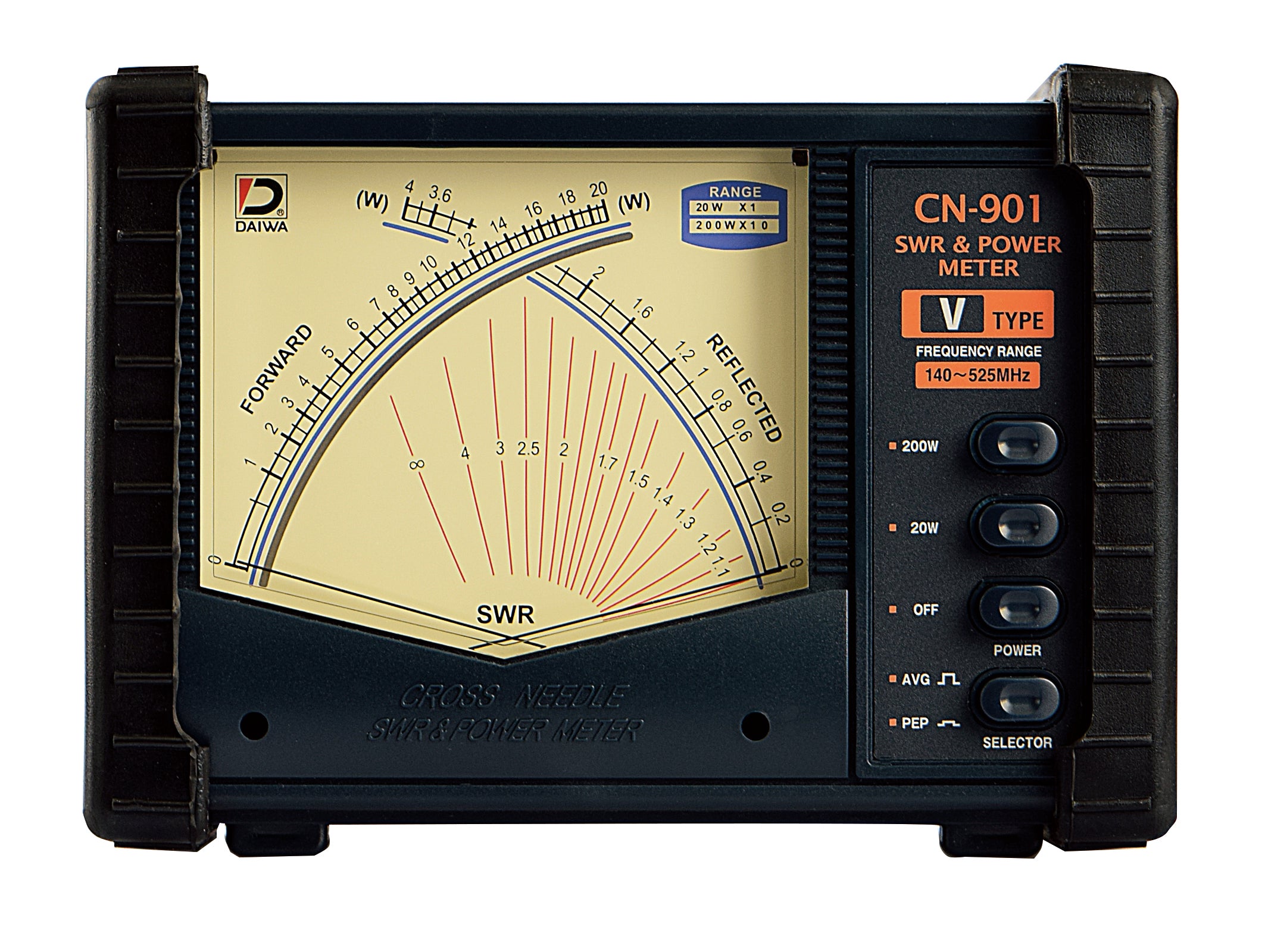 Daiwa CN-901VN: SWR en Watt meter met kruisnaalddisplay | 200 Watt