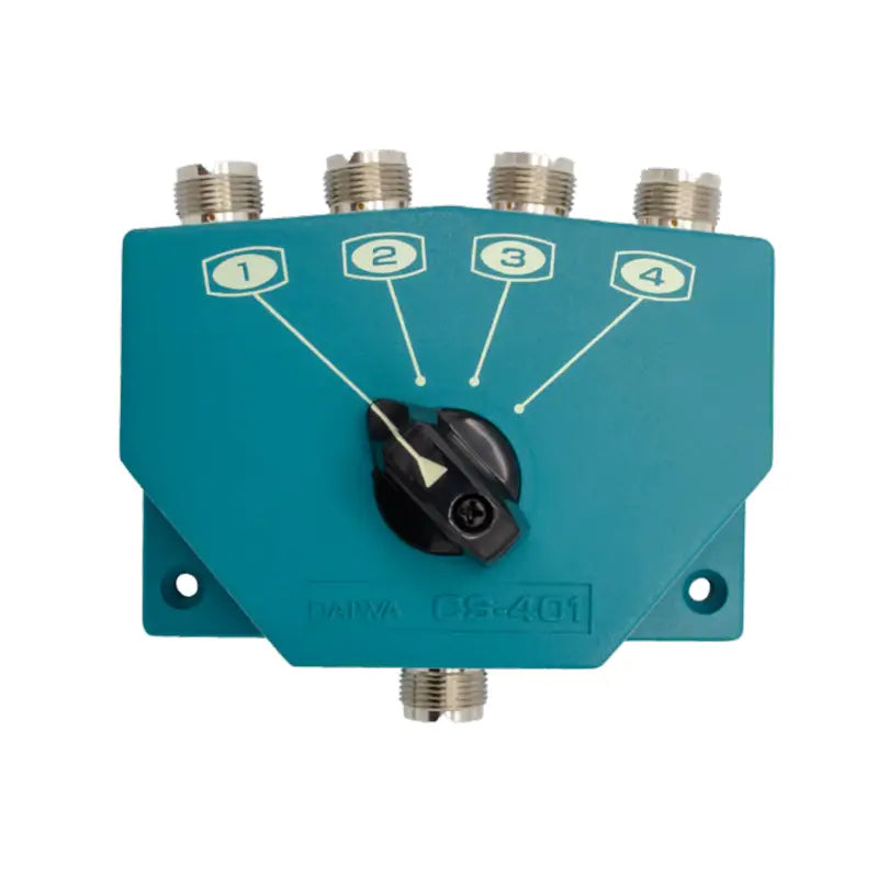 Daiwa CS-401 4-weg antenne switch met UHF-Female (SO239) aansluitingen