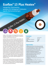 Datasheet van de Ecoflex-15 Plus Heatex van het Duitse merk SSB