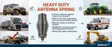 Toepassingen van een heavy duty flexibele antenneveer met 3/8 aansluiting