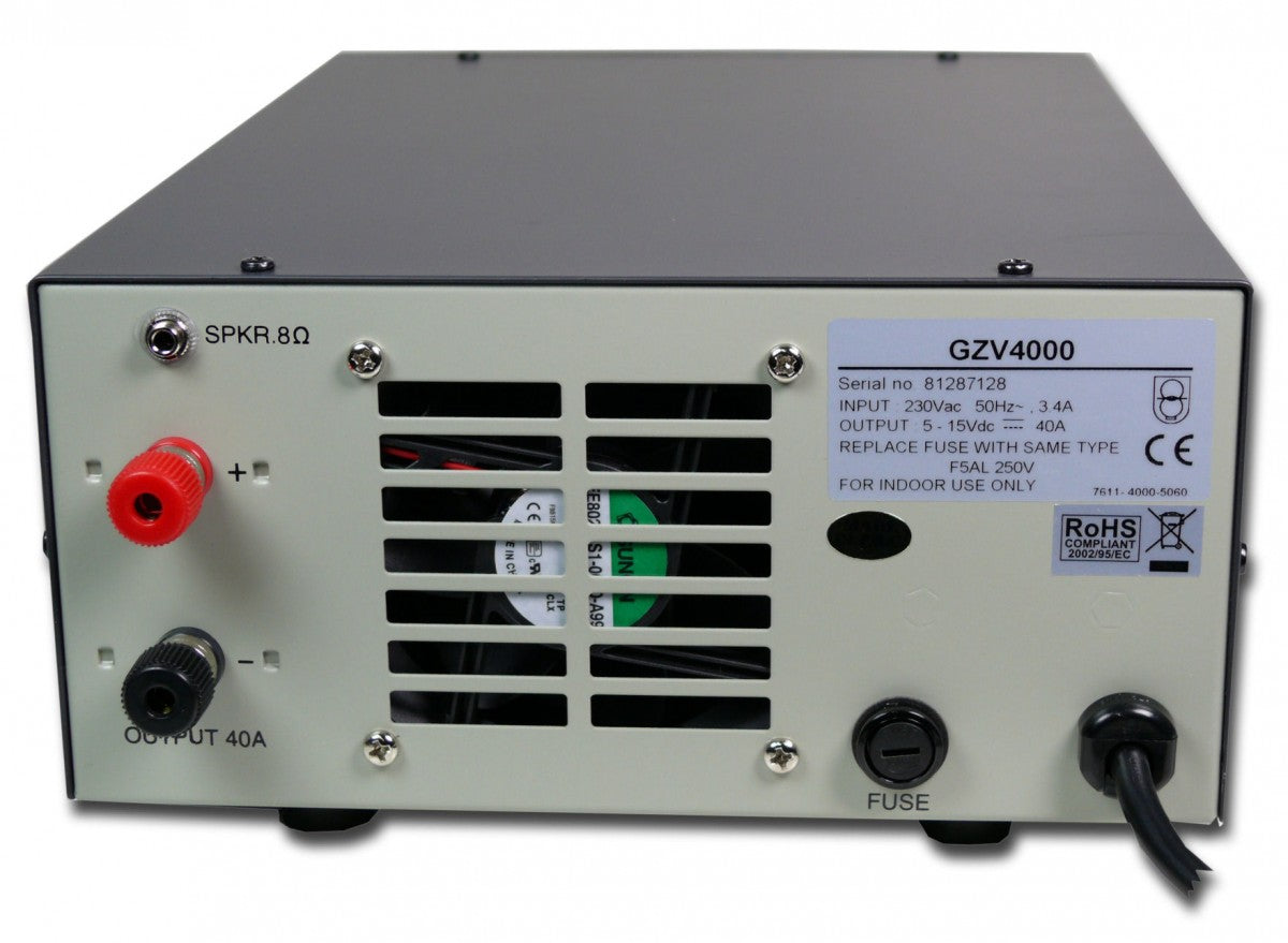 Diamond GZV-4000 Switching Power Supply 9V to 15V | 40A Continuous