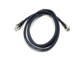 Diamond 2D1SS coaxkabel 100cm met SMA-Male en SMA-Female connectoren eraan gesoldeerd