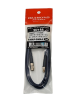 Diamond 2D1SS coaxkabel met SMA-connectoren in originele verpakking