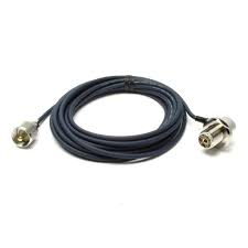 Diamond 2D6MR coaxkabel 600cm met een UHF-Female surface mount en UHF-Male connector