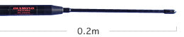Diamond HC-200S UHF portofoon antenne 20cm