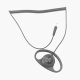 Diamond HE77K luisteroortje in D-vorm met 2,5mm mono connector