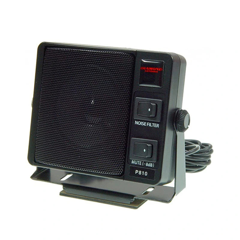 Diamond P800 externe luidspreker met noise filter en mute functie. geleverd met bevestigingsbeugel an 3 meter kabel met 3,5mm connector