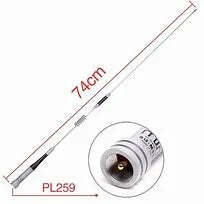 Diamond SG-M507 mobiele UHF/VHF antenne met UHF-Male aansluiting