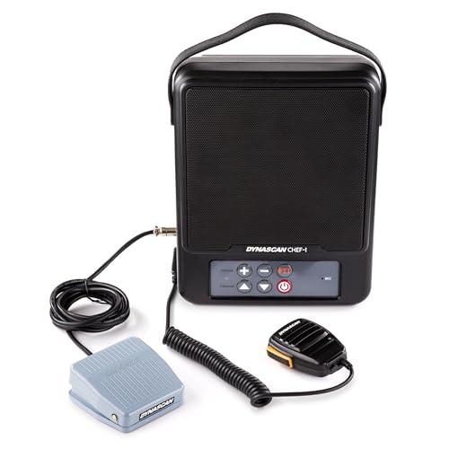 Dynascan CHEF-1 portofoon met voetpedaal voor handsfree communicatie in restaurant keuken