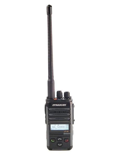 Dynascan LP-66 VHF Low Band (66–88 MHz) met 400 programmeerbare kanalen
