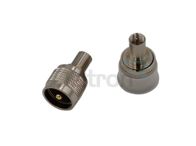FME-Male naar UHF-Male (PL) rechte  adapter