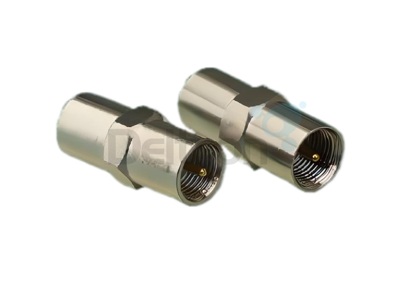 FME-Male naar FME-Male adapter recht met vergulde pin