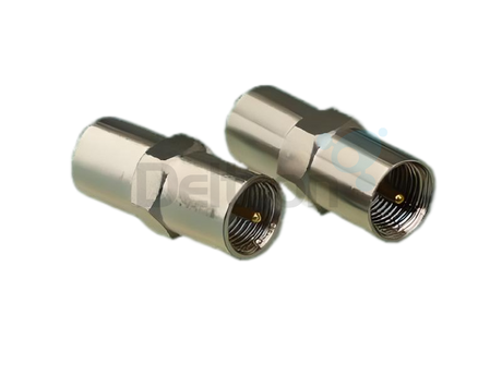 FME-Male naar FME-Male adapter recht met vergulde pin