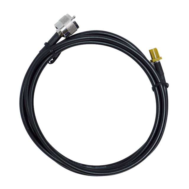 Adapterkabel van 150 cm met een Fakra-Z-Male aan de ene kant en een UHF-Male aan de andere uiteinde