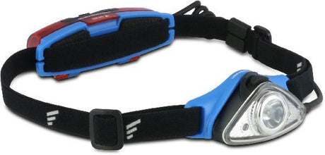 Favour H1311 hoofdlamp 55 lumen met rode achterlicht zodat je ook van achteren zichtbaar bent