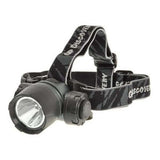 GP discovery richtbare hoofdlamp met richtbare rode en witte ledverlichting aan een verstelbare hoofdband